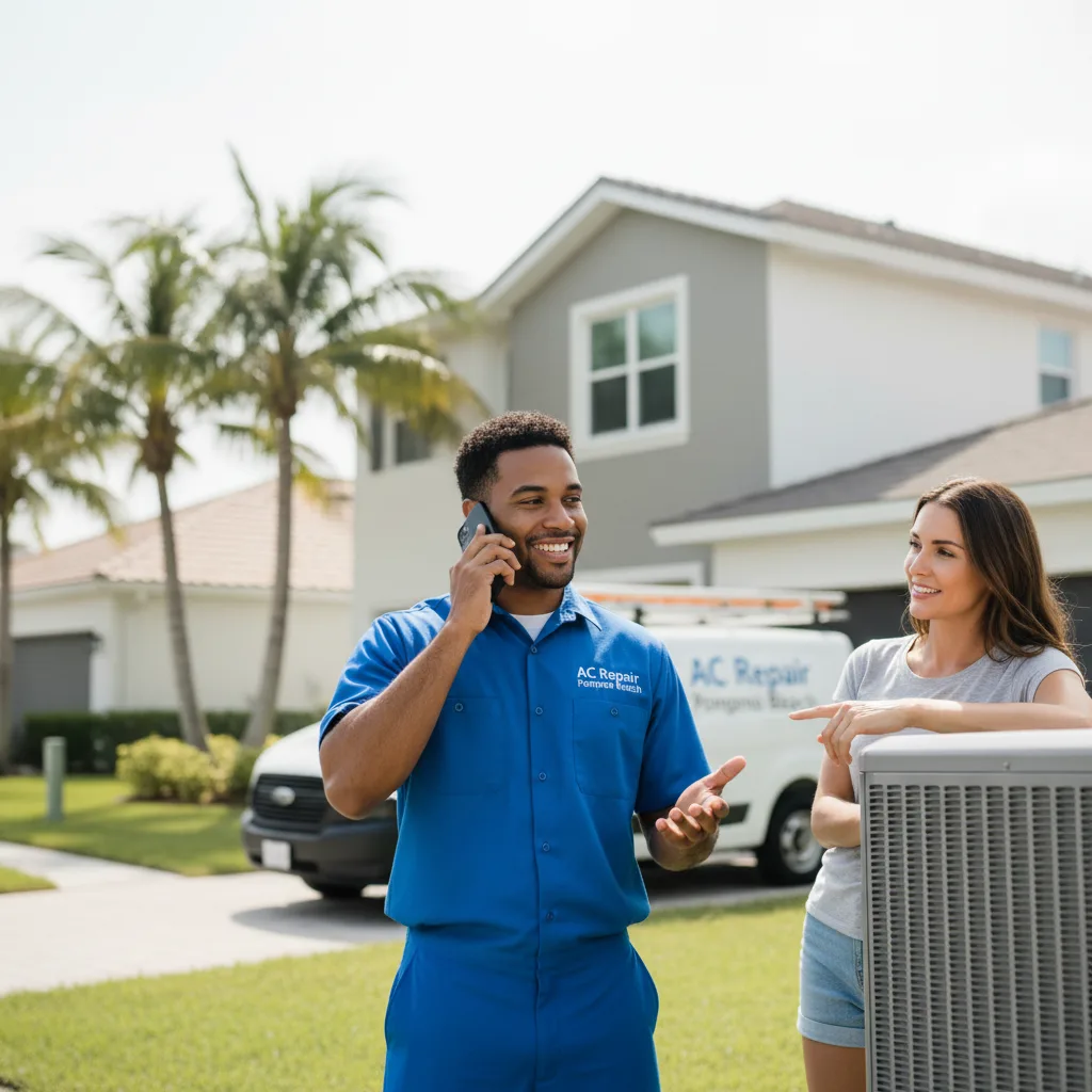 AC Repair Pompano Beach customer support in Stevens